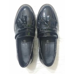 ASOS Truffle Het Chunky Platform Tassle Loafers